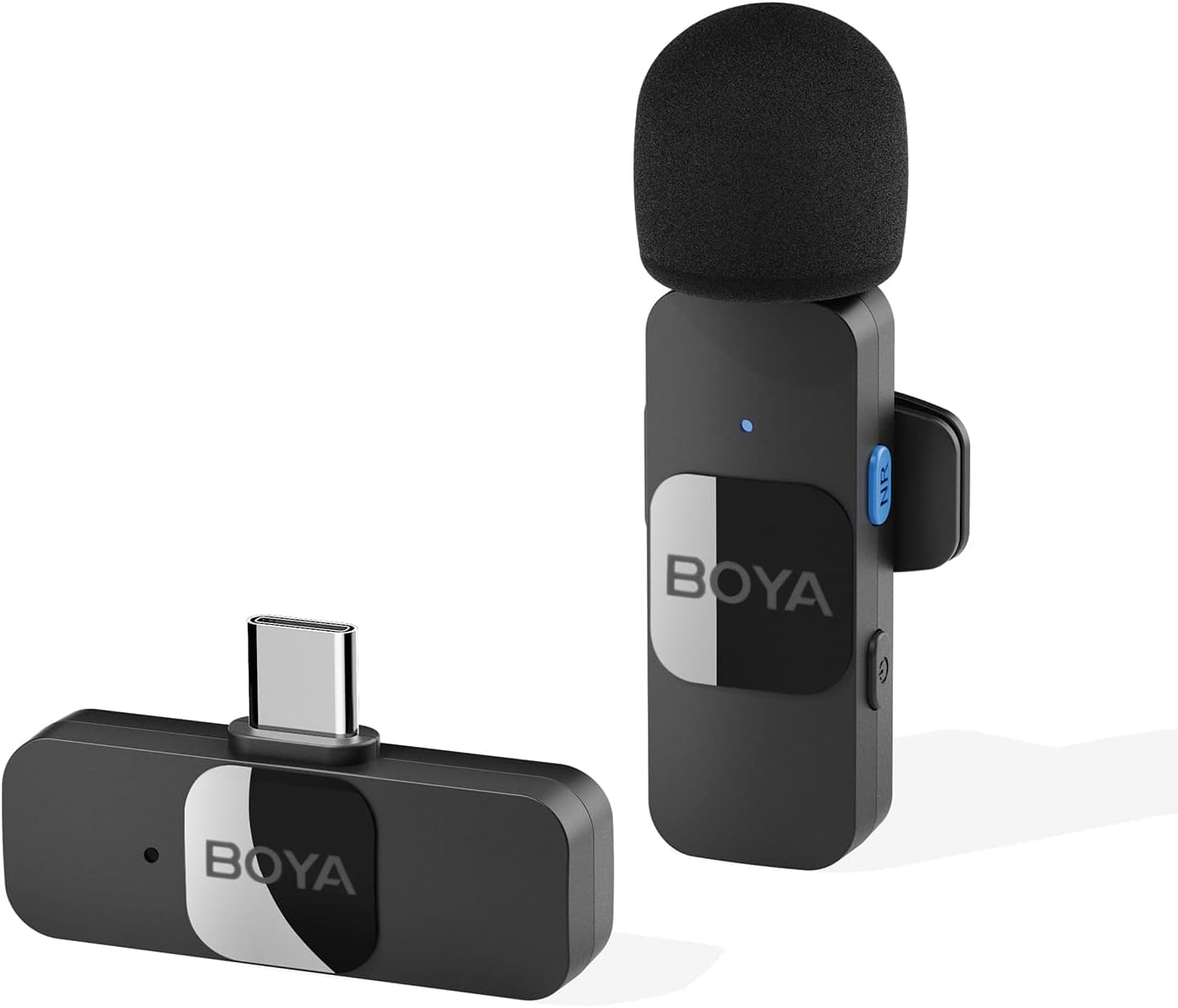 Boya BY-V10 2.4 ghz Omnidirectional Wireless Microphone System with a Transmitter & Receiver for Type-C Devices & Android. for V