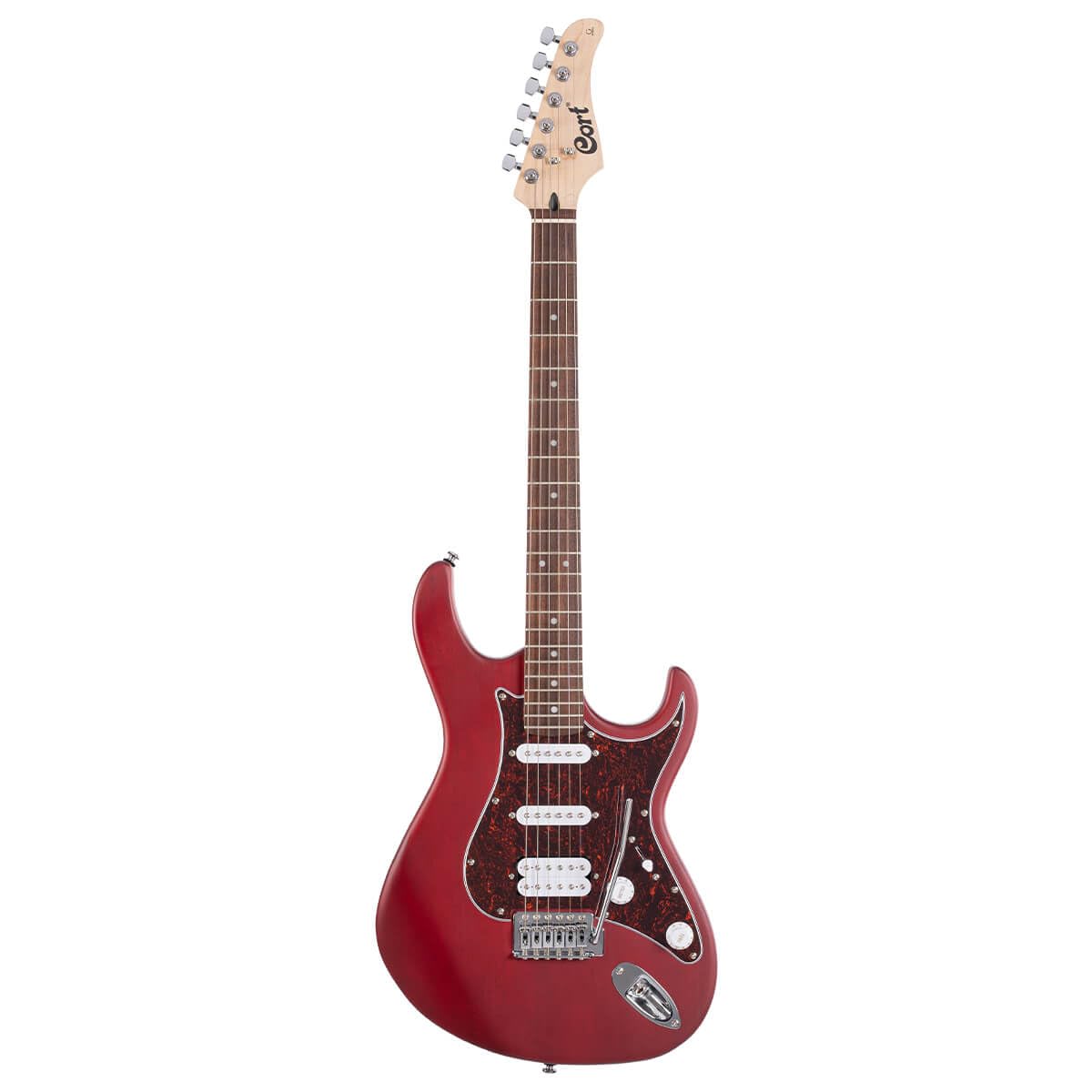 Cort G115Se Crd Electric Guitar  Double Cutaway, H-S-S Pickup Configuration, Beveled Heel & Satin Neck Finish