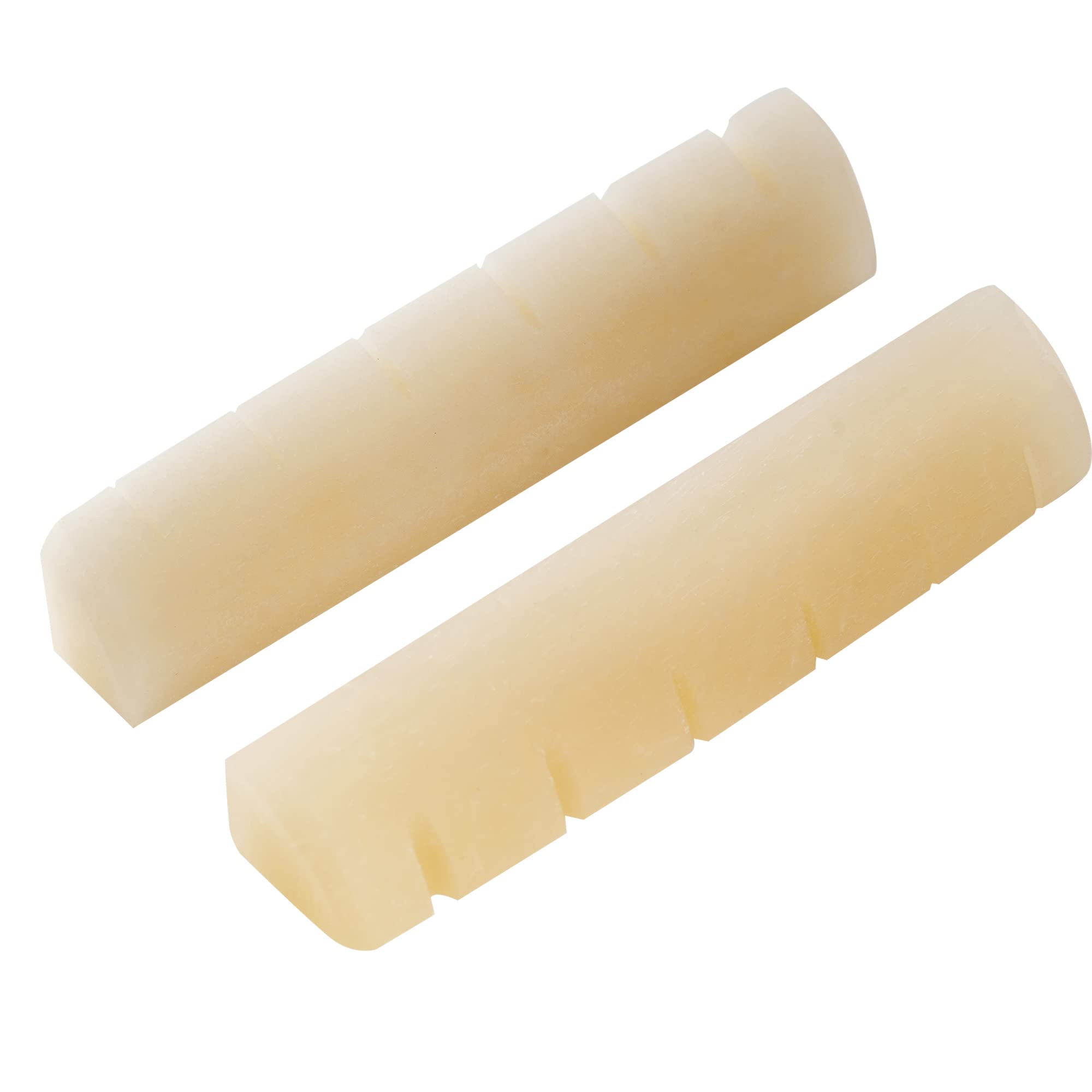 Musiclily Pro 43.99mm Slotted Guitar Unbleached Bone Nut for 6 String Epiphone Les Paul Pre-2014 Electric/Acoustic Guitar (Set o