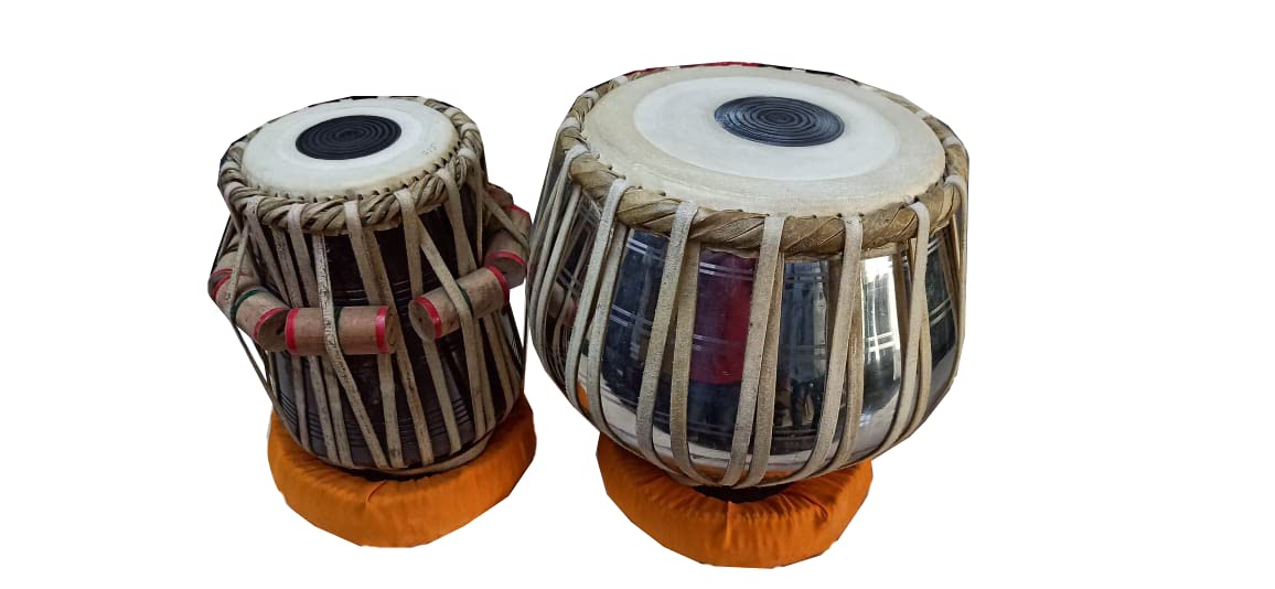 Steel Tabla Pair Set With Accessories