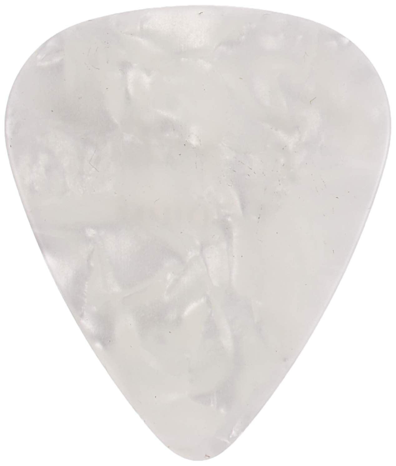 Fender Premium Celluloid Guitar Picks 351 Shape, Guitar Accessories, White Moto, Medium, 144-Pack
