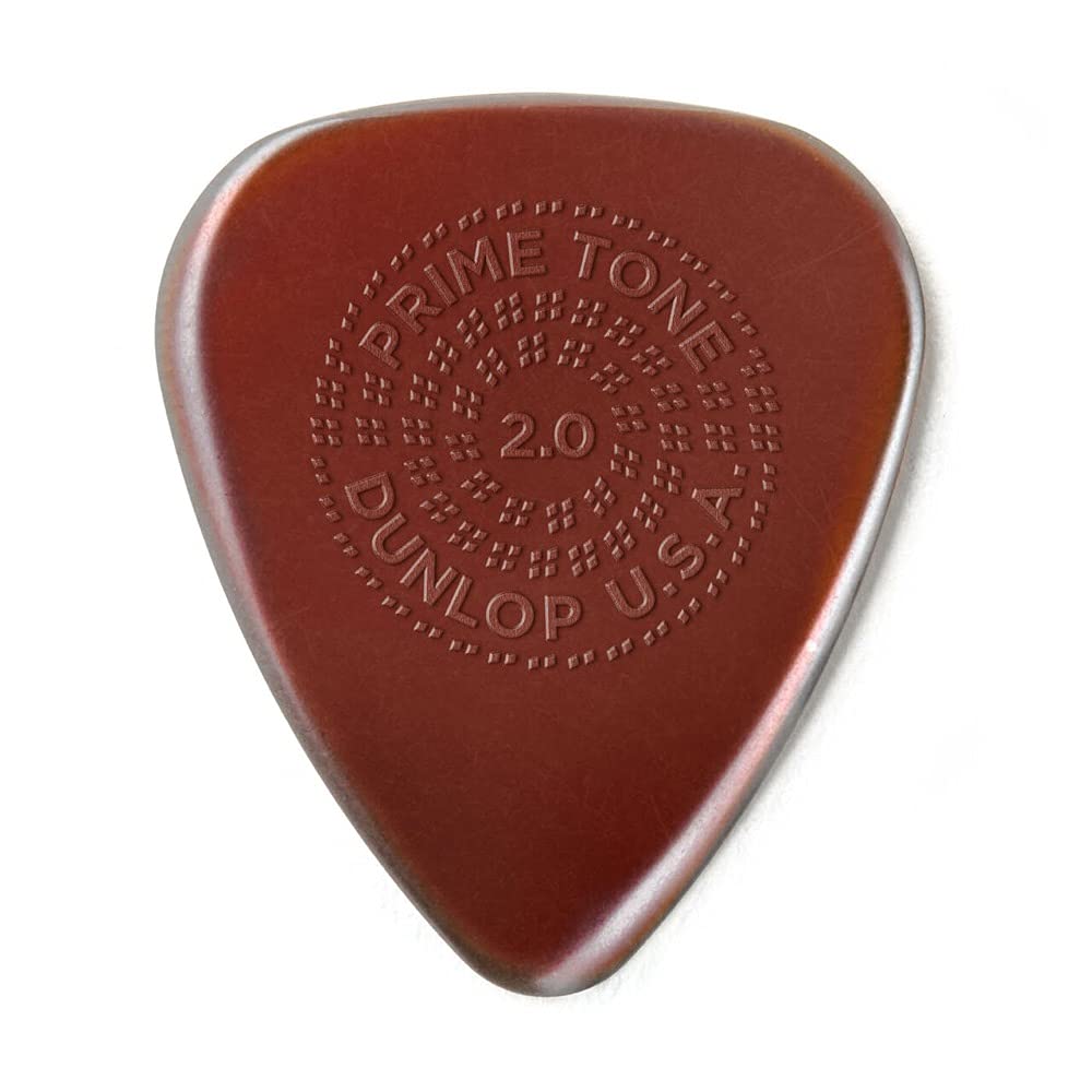 Dunlop Primetone Standard 2.0Mm Sculpted Plectra With Grip, 3 Pack