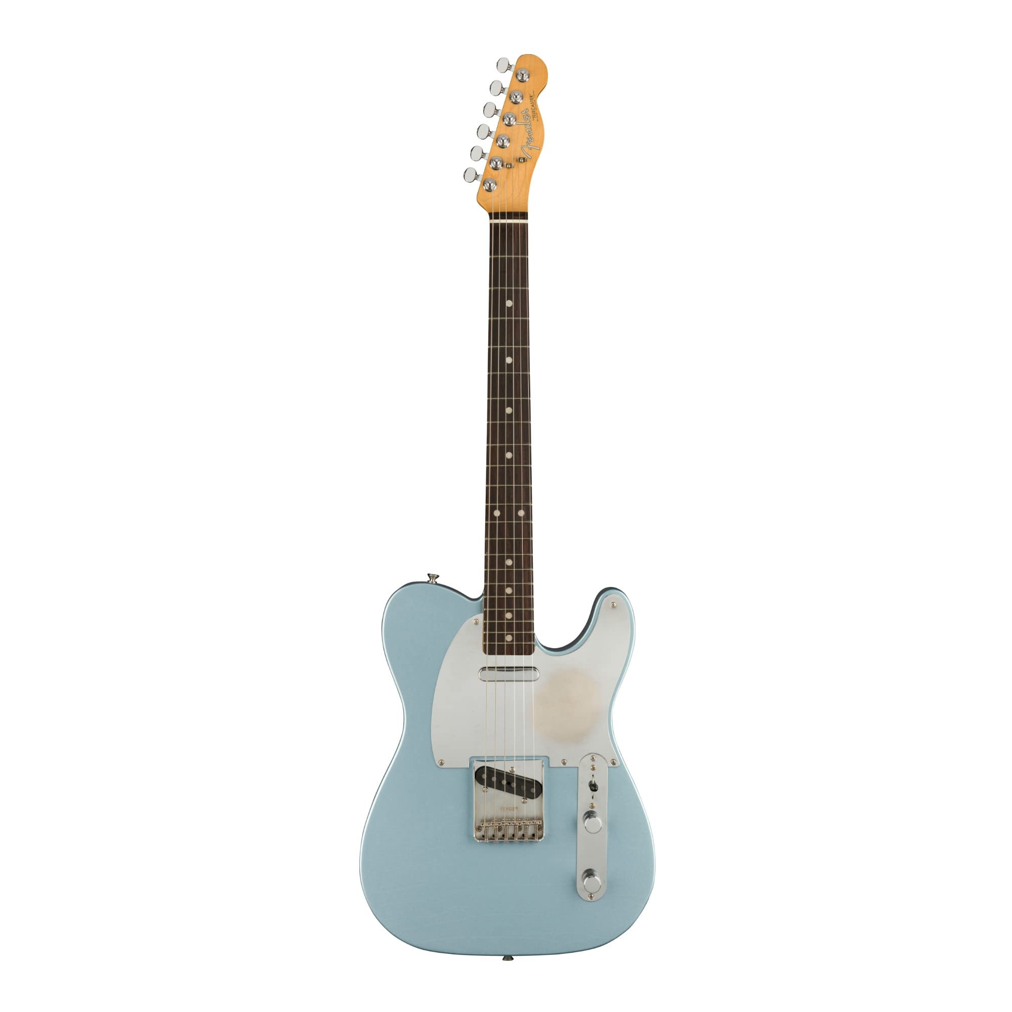 Fender Chrissie Hynde Telecaster Electric Guitar, with 2-Year Warranty, Ice Blue Metallic, Rosewood Fingerboard