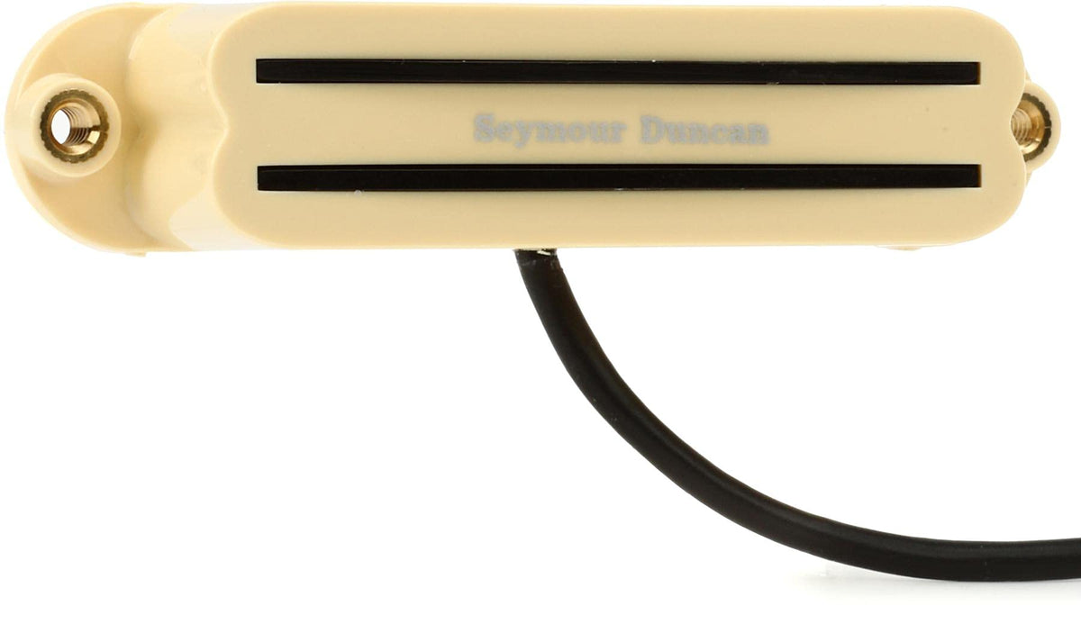Seymour Duncan Shr-1N Hot Rails Neck Strat Single Coil Sized Humbucker Pickup - Cream
