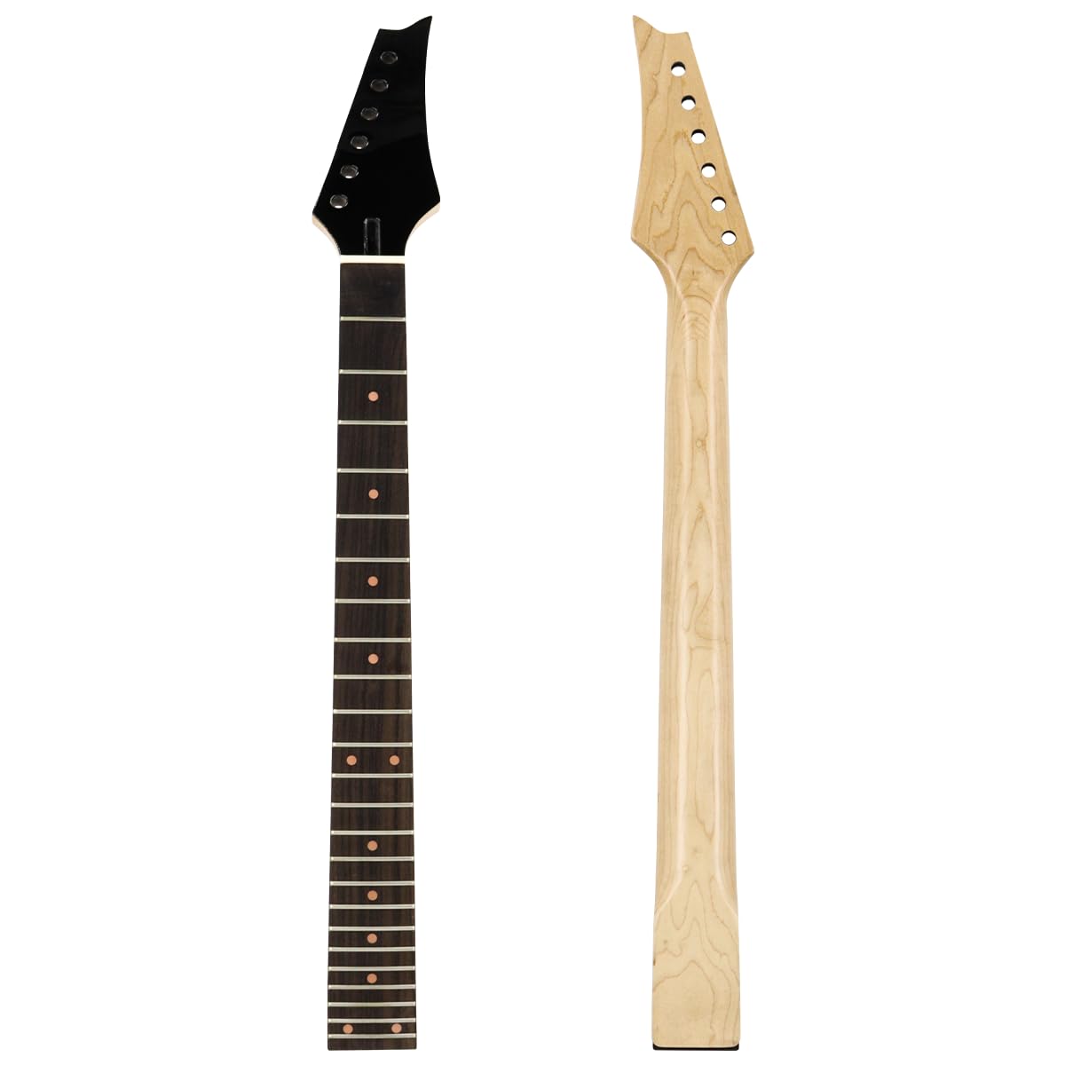 Ogdni 22 Fret Electric Guitar Neck Maple Fingerboard For St Guitar Parts Replacement 4X2 Headstock