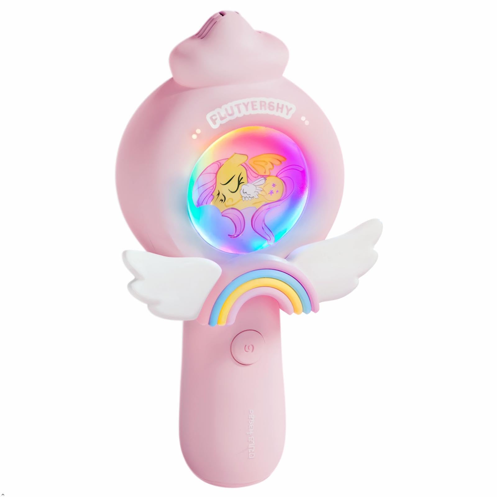 EVADA Kids Karaoke Microphone Machine My Little Pony, Wireless Bluetooth Singing Speaker with Colorful LED, Rechargeable USB-C P