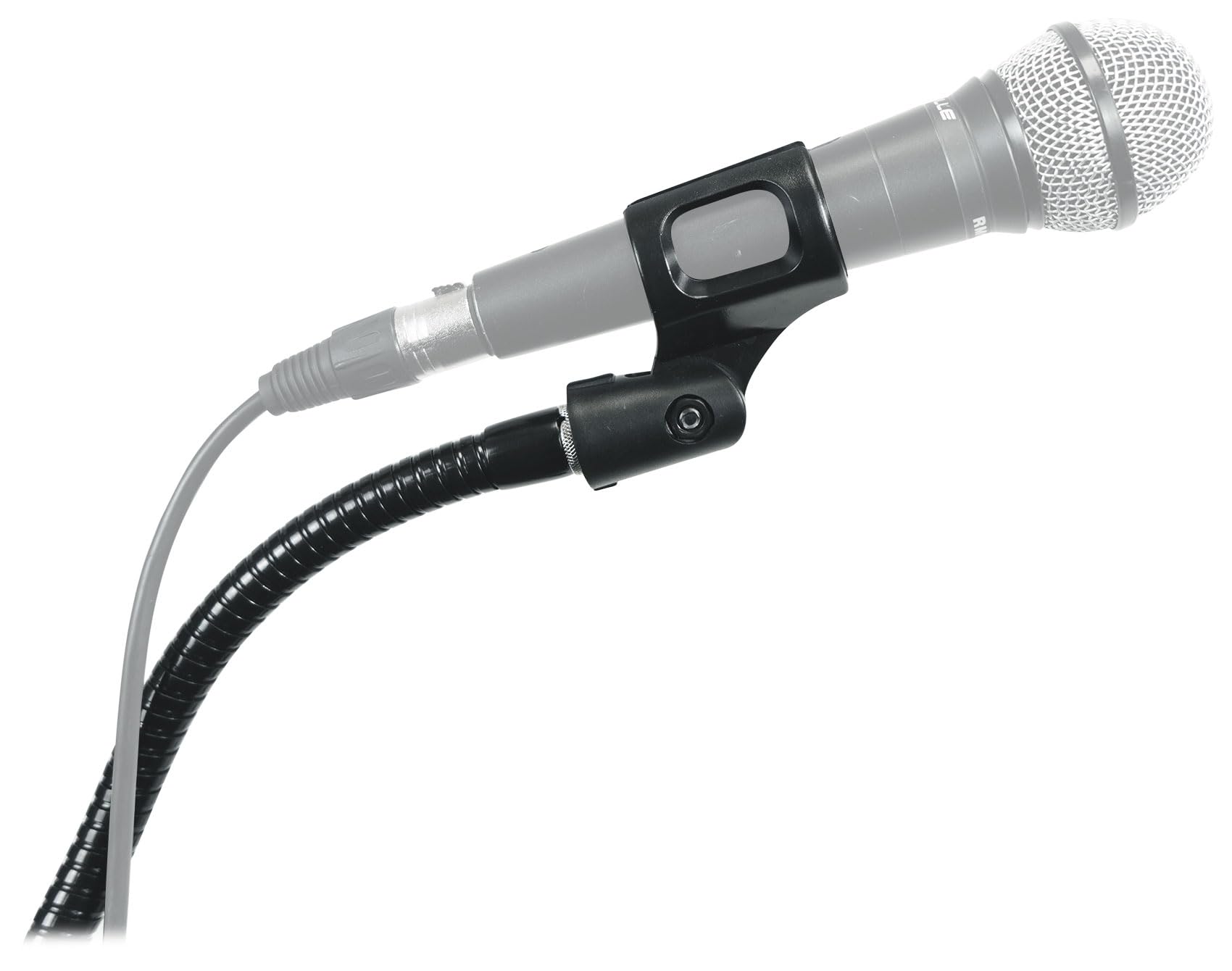 Rockville GN20 20'' DJ Gooseneck Microphone Stand, Clamps to Any Table or Stand