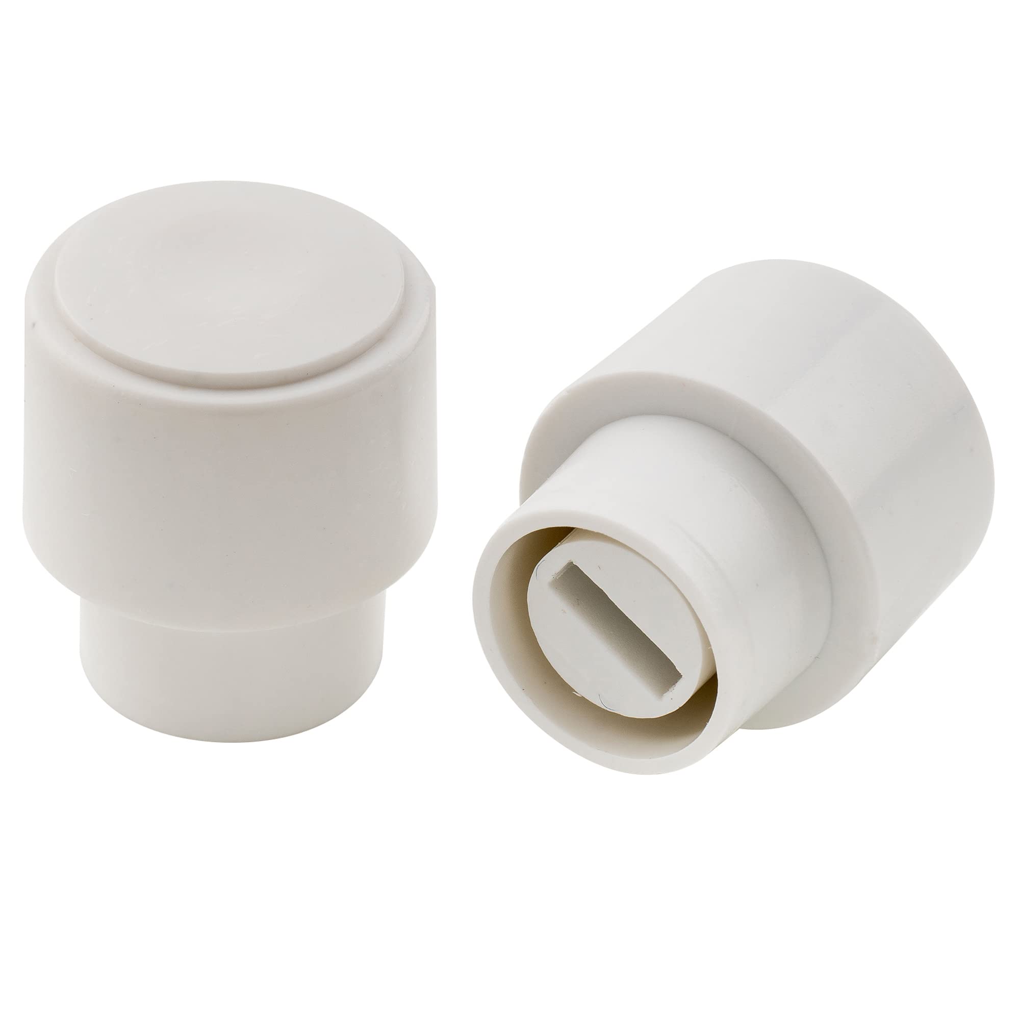 Musiclily Pro Inch Size Guitar Telecaster Barrel Switch Tips 3-Way Pickup Selector Switch Knobs For Usa Fender Tele Style, White