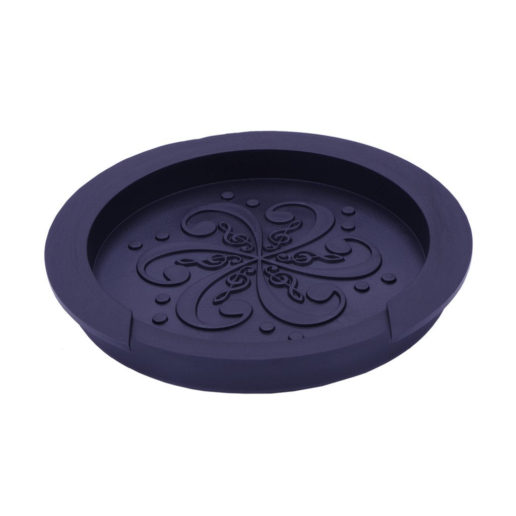 Guitar Soundhole Cover, 4 inch Sound hole Rubber Cover for Acoustic Guitar (Black)