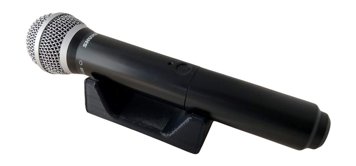 TPO - Tabletop Microphone Stand Desk Table Wireless Mic Holder Black