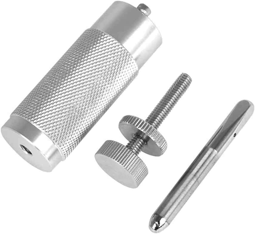 TUOREN Piano Tuning Chord Change String Winder Piano Accessories Tuning Around 3-Circle Semi Silver