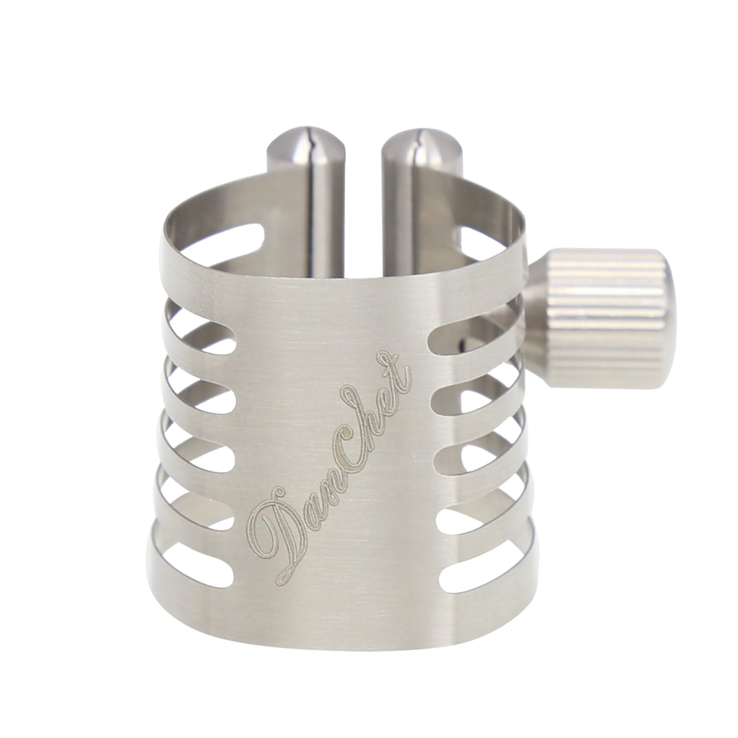 Stainless Steel Ligature for Soprano Saxophone- Soprano Saxophone Ligature with Adjustable Screws - Durable and Secure Ligature 