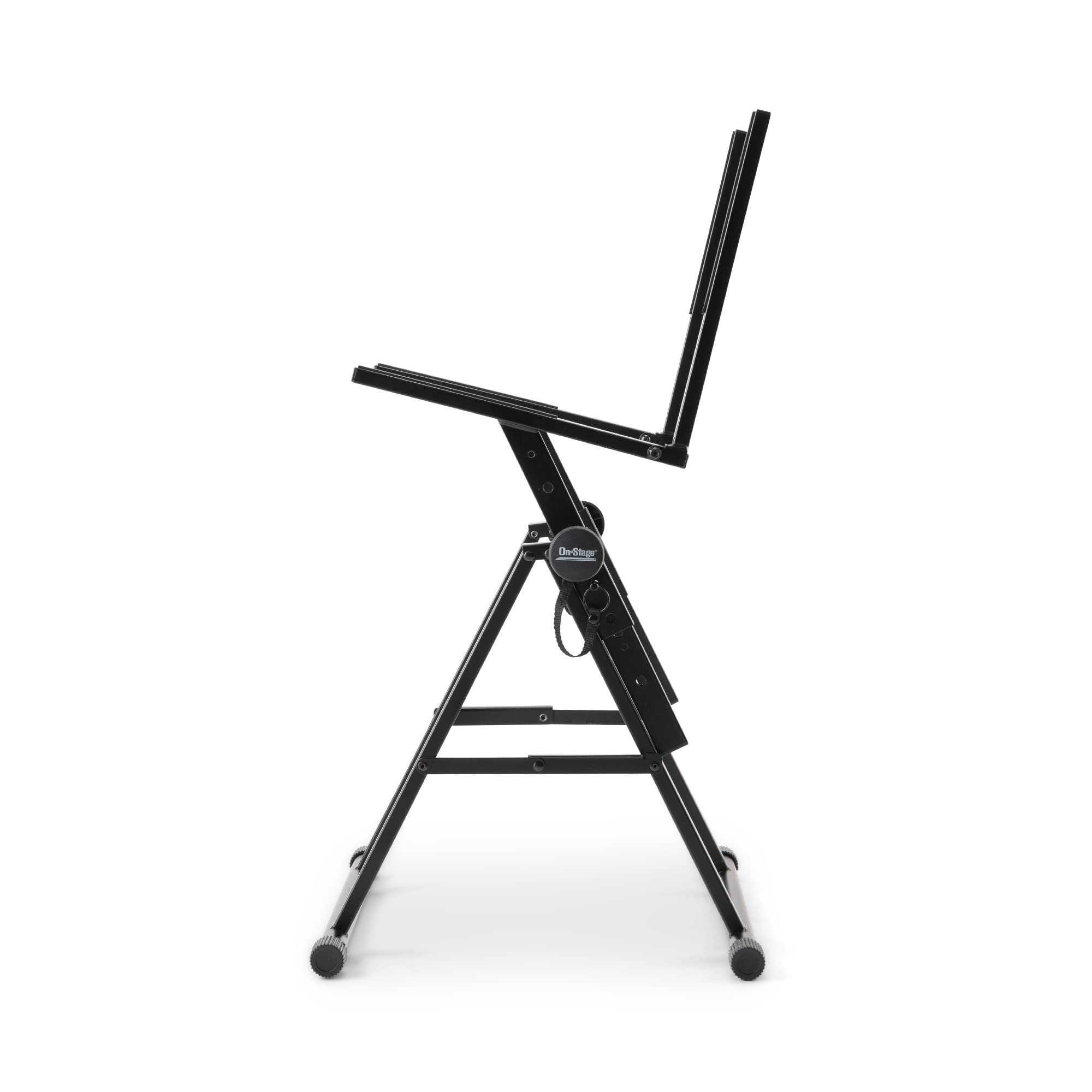 On-Stage RS7000 Tilt-Back Amp Stand (Setup for Guitar Combo Amplifiers and Speakers, 150 lb Capacity, Adjustable Height, Nonslip