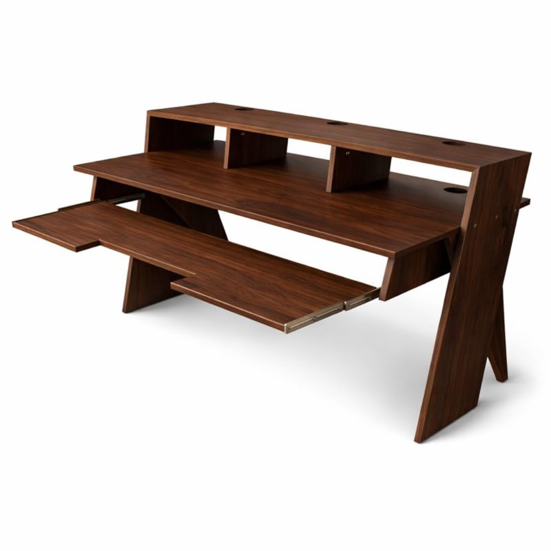 Timber Acoustics Studiopad Pro Music Production Desk For Studio | Professional Music Producer Table For Pc, Midi Keyboard & Audi