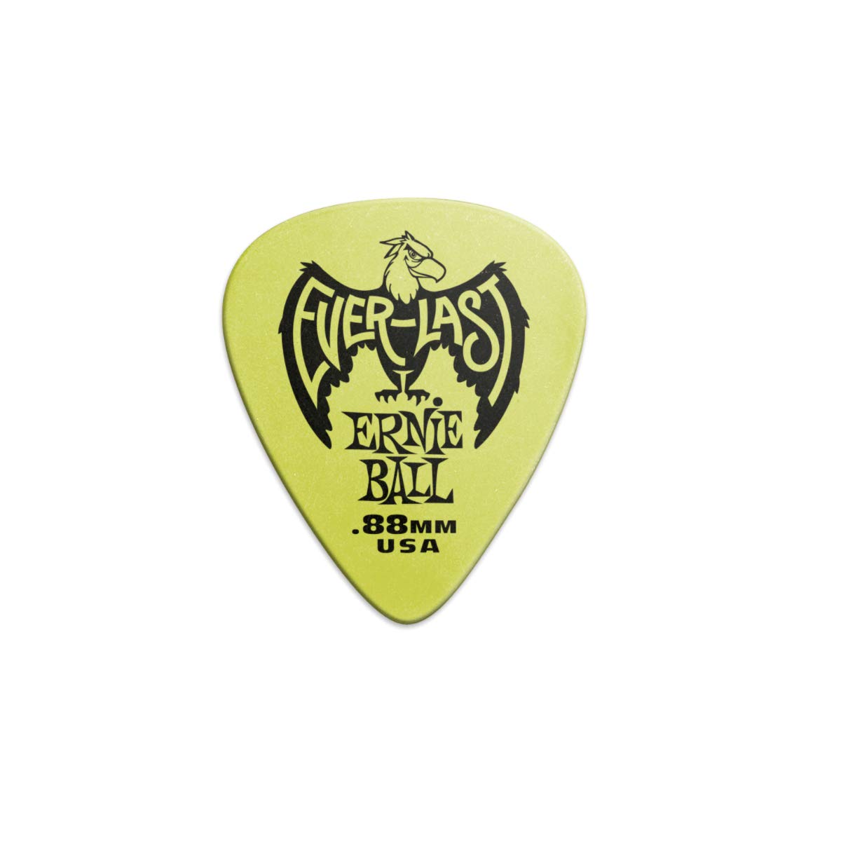 Ernie Ball Everlast Guitar Picks, Green 88Mm, 12-Pack (P09191)