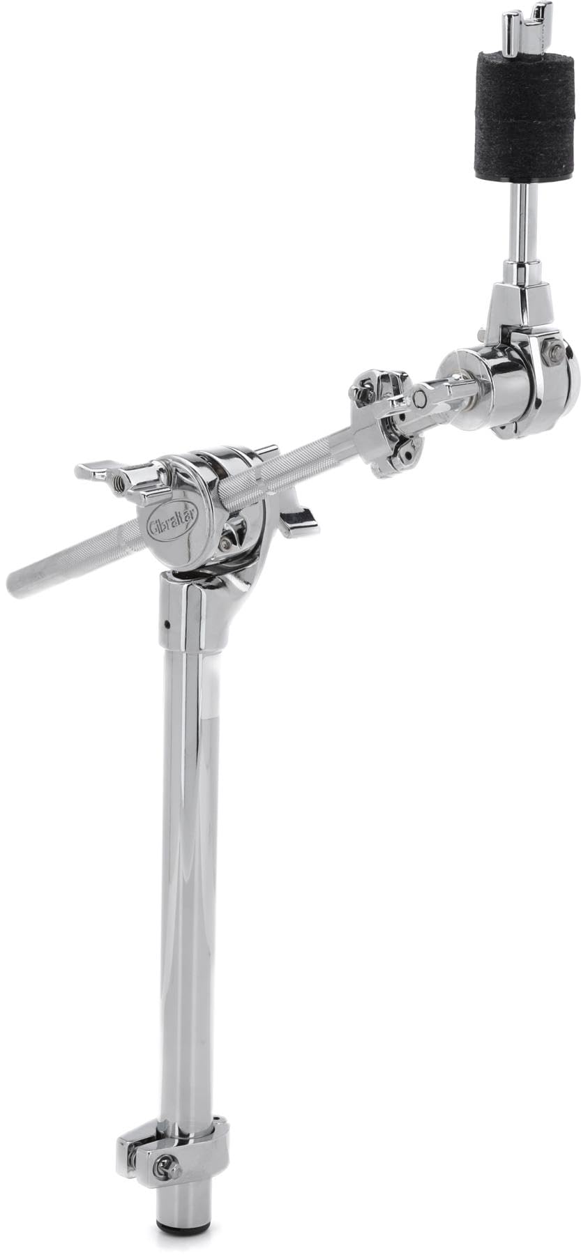 Gibraltar 12 Short Cymbal Boom Arm with Gearless Brake Tilter and Memory Lock, Compact Drum Hardware Expansion for Splash Effect