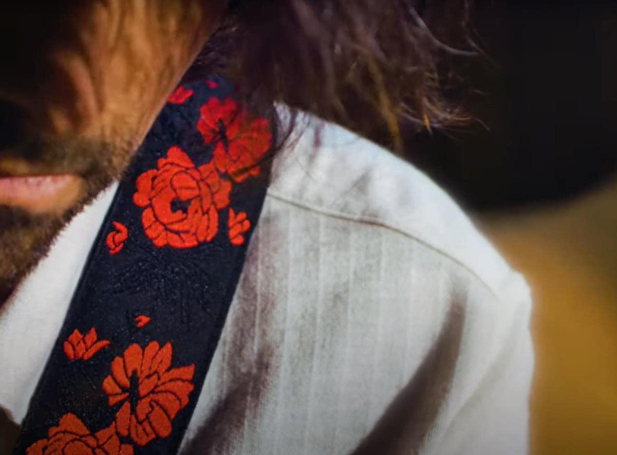 Ernie Ball Jacquard Guitar Strap, Tango Rose (P05335)