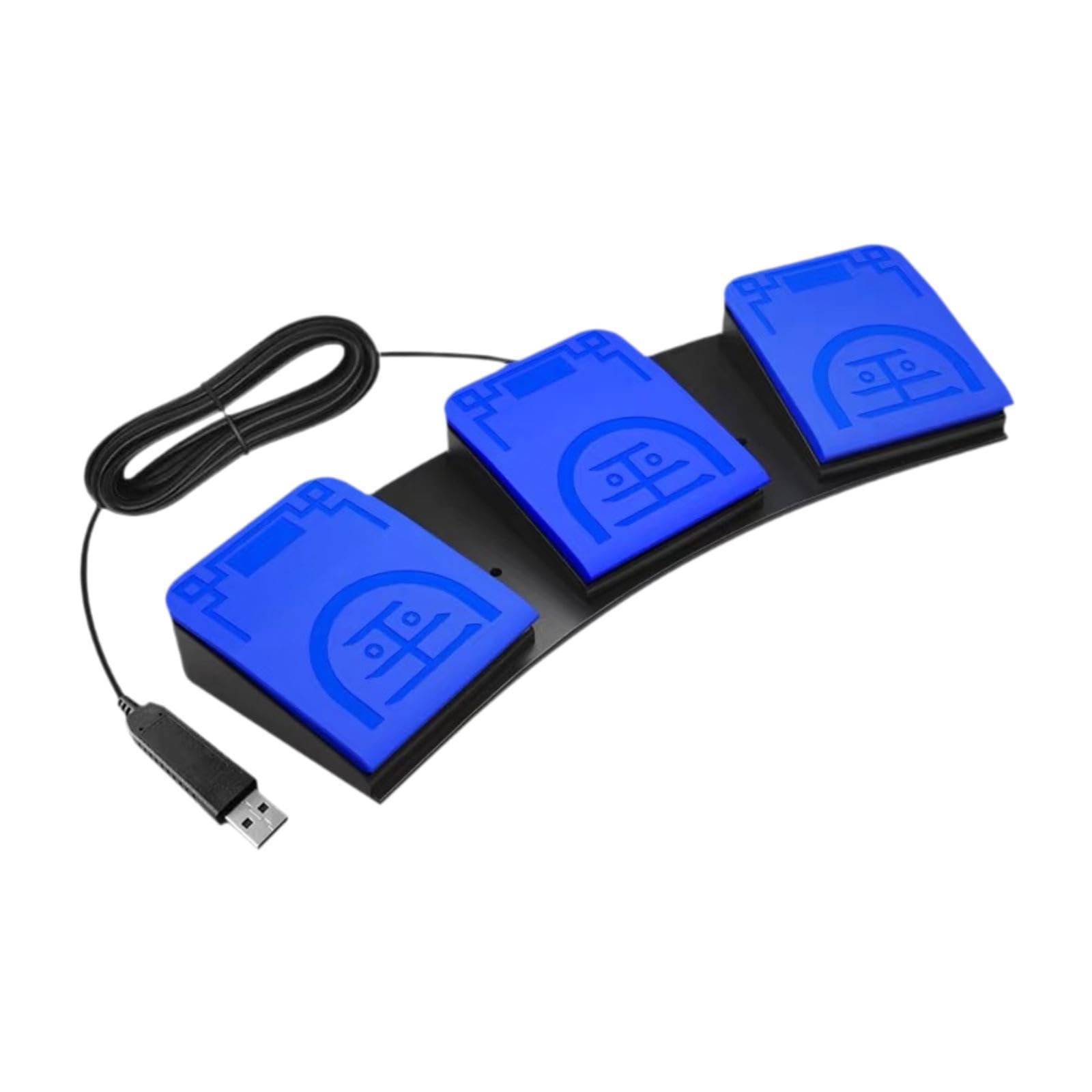 Calandis Usb Triple Foot Switch Pedal Replaces Computer Mouse Programmable Footswitch Blue | Keyboards & Keypads | Keyboards, Mi