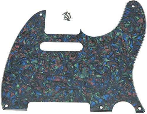 Dopro 5 Hole Vintage Tele Guitar Pickguard for USA/Mexican FD Abalone Pearl