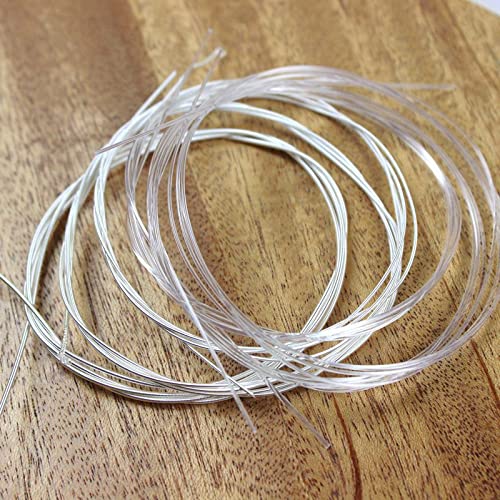 TUOREN 5 Sets of 6 String Guitar Strings Replacement Nylon String for Classical Guitar (3 Clear Nylon and 3 Nylon Core Alloy Win