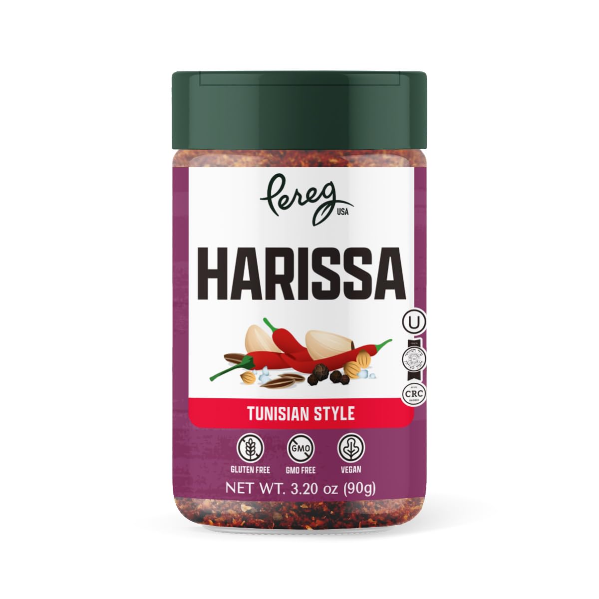 Pereg Mixed Spices - Harissa Seasoning 32 Oz - Tunisian Style Spice Blends - No Artificial Ingredients - Spicy Seasoning Mix - H