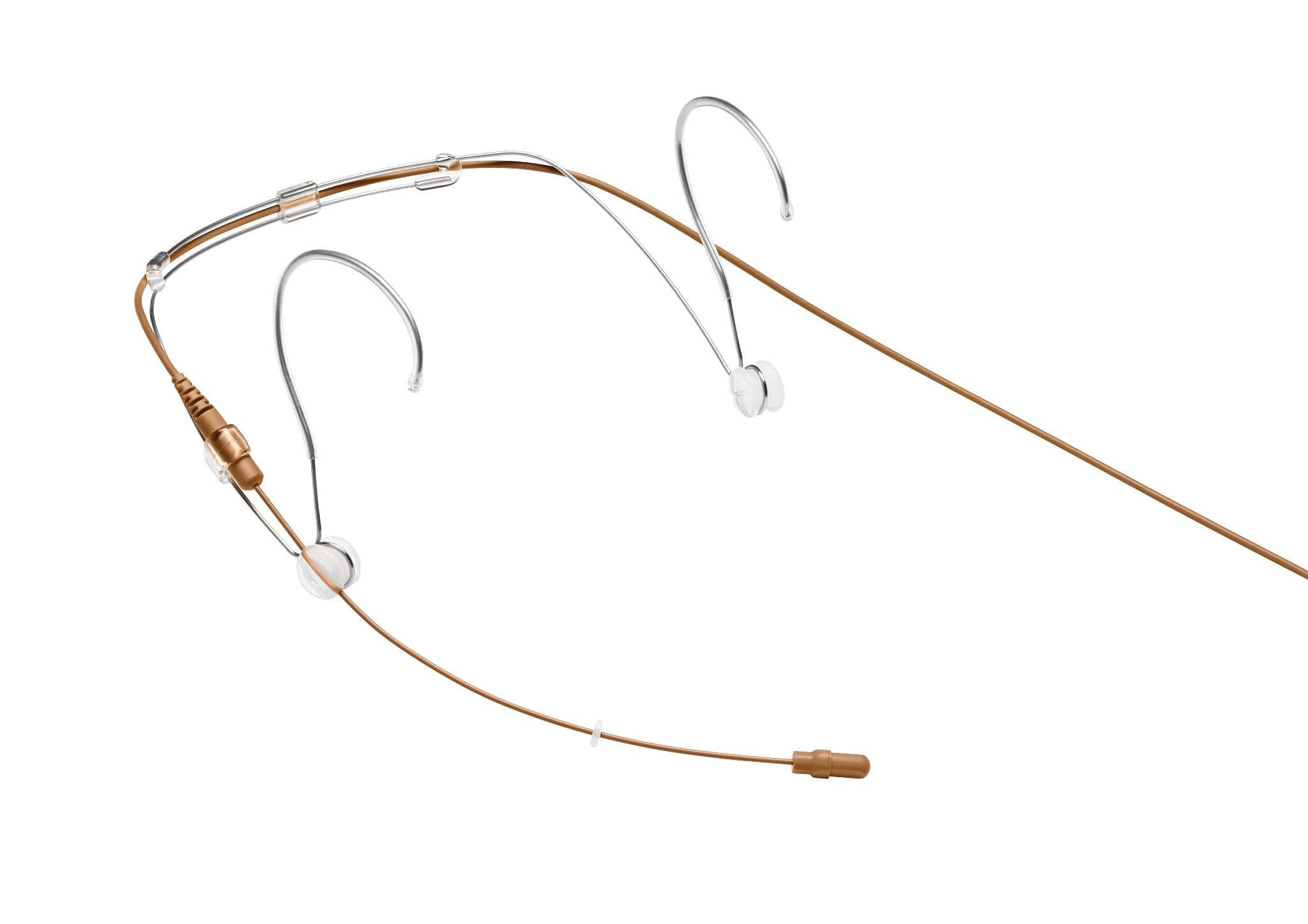 Shure DuraPlex Omnidirectional Headset Microphone, LEMO Connector, Cocoa (DH5C/O-LM3)