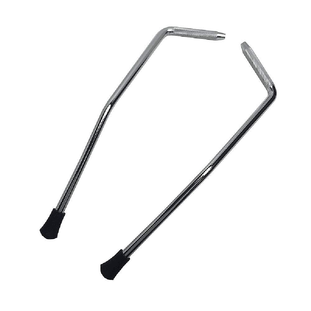 Ludwig 10.5 x 9.5mm Gull Wing Bass Drum Spurs For 18 & 20 Drums, PC40062