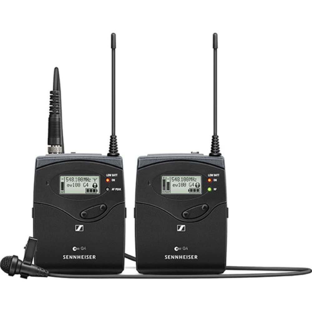 Sennheiser Ew 112P G4-A Portable Wireless Lavalier Microphone System | Me 2-Ii Omni Clip-On Mic | Rugged Bodypack Transmitter| I