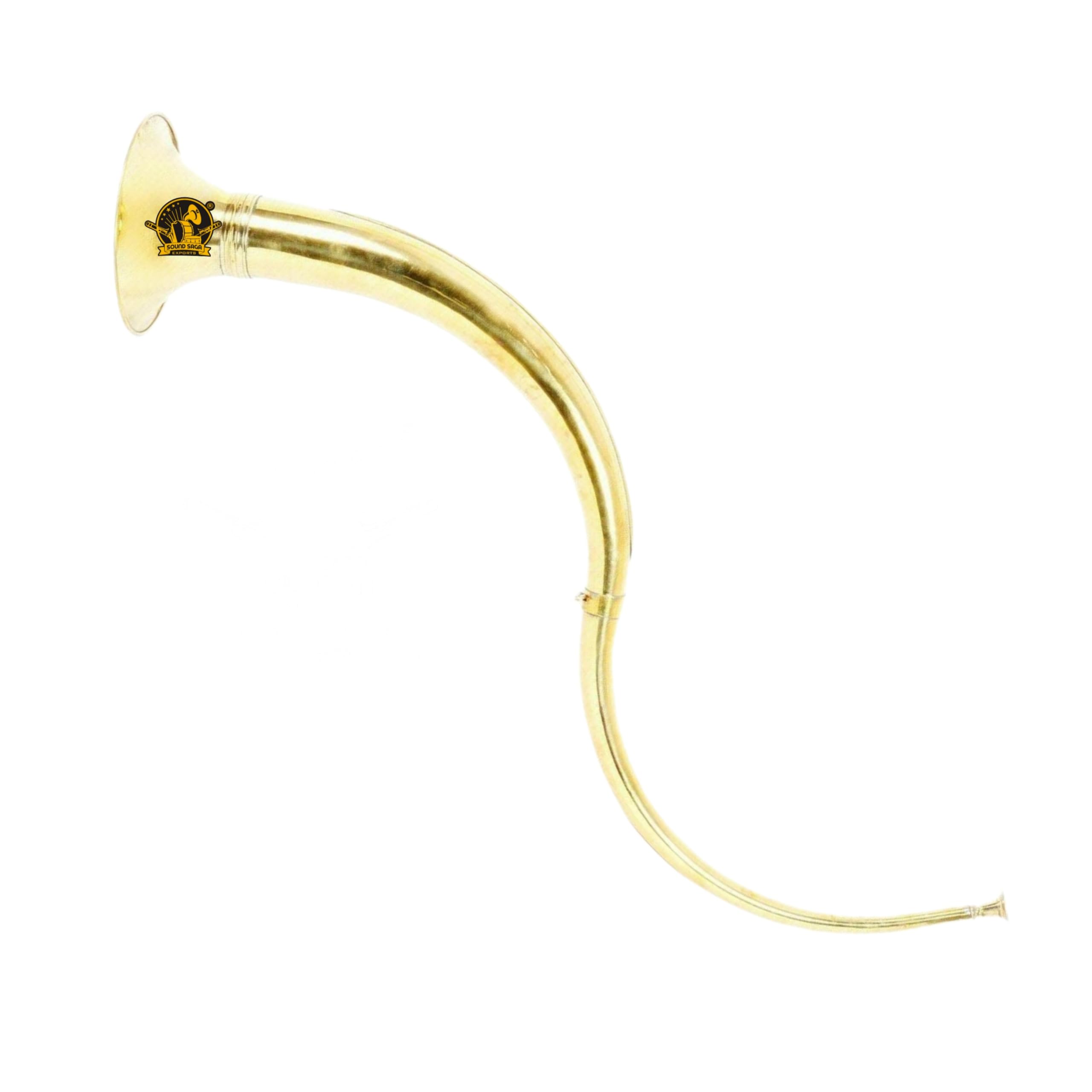 Sound Saga Indian Peetli Baaja, Bugle & Narsingha With Mouthpiece. (Narsingha)