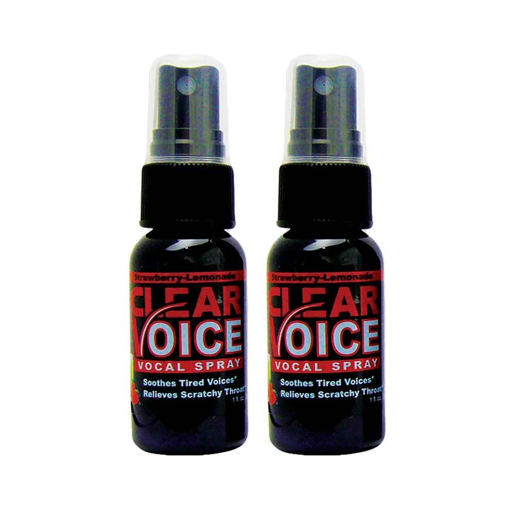 Clear Voice Vocal Spray, Strawberry Lemonade - 2 Pack