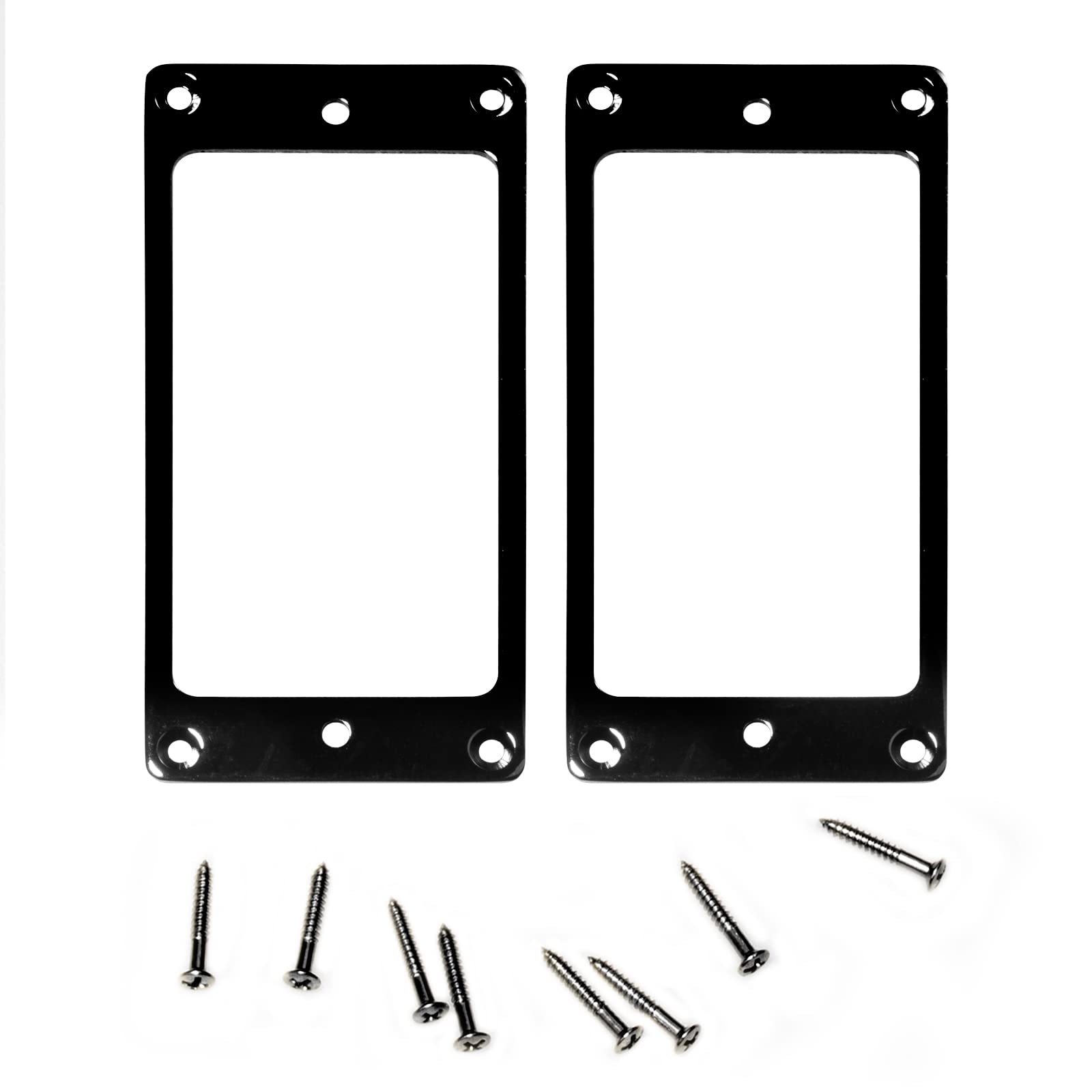 Cheerock Humbucker Pickups Cover Mounting Ring Set Humbucker Cover Replacement Part Compatible With Electric Guitar Or Precision