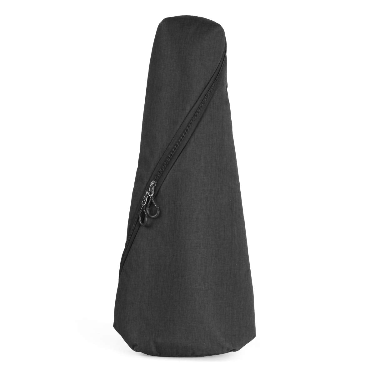 Glenmi Black Ukulele Case Bag for Both Soprano Concert Ukulele 21 23 24,10mm Sponge Padded (Soprano/Concert)
