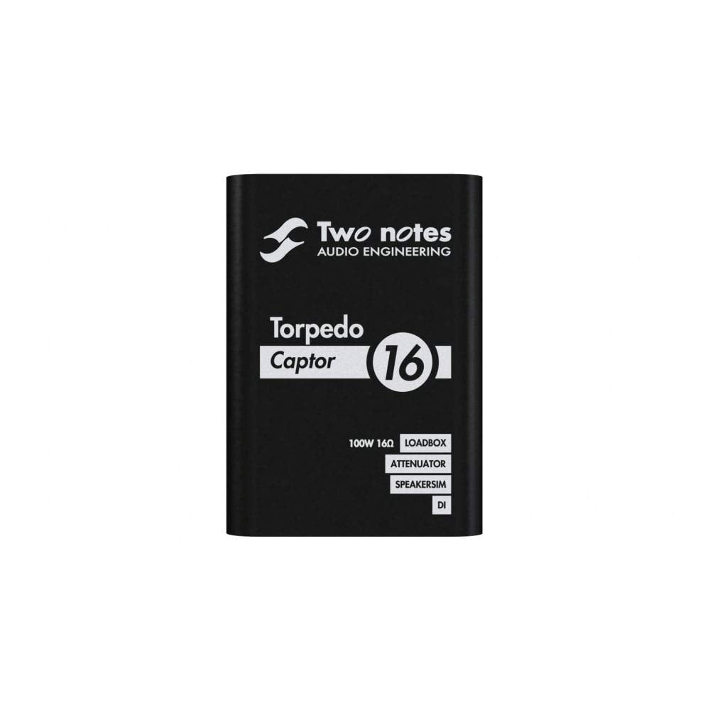 Two Notes Torpedo Captor Reactive Loadbox, DI and Attenuator - 16 Ohm
