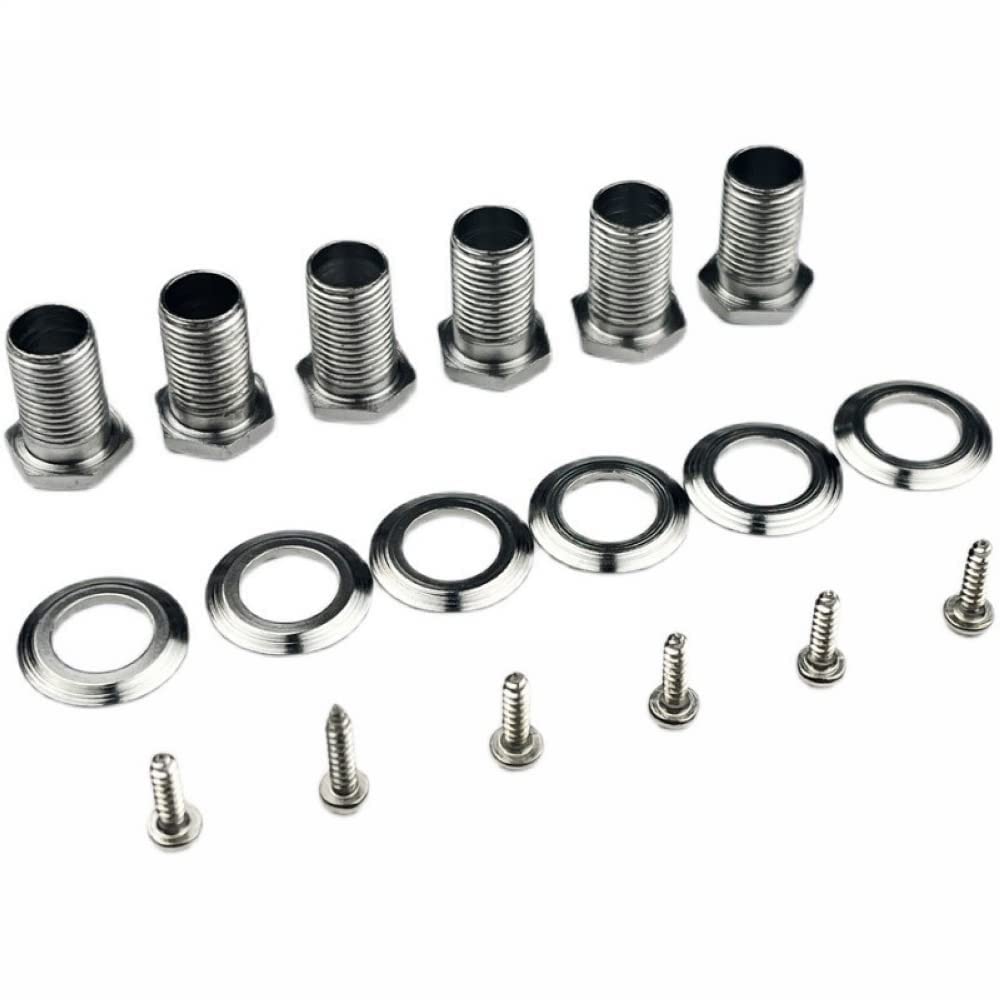 Kaynes Guitar Locking Tuners - 18:1 Chrome Silver Lock String Tuning Keys Pegs Machine Heads Tuners for Strat Tele ST TL LP SG m