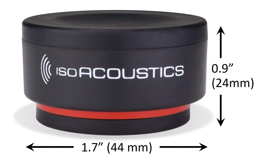 IsoAcoustics Iso-Puck Series Acoustic Isolators (Iso-Puck Mini, 6 lbs max/Unit, 8-Pack)