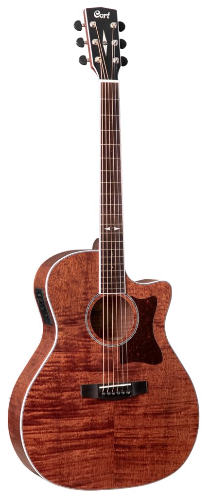 Cort Acoustic Guitar With Cutaway Electronics Ga5F-Fmh Op