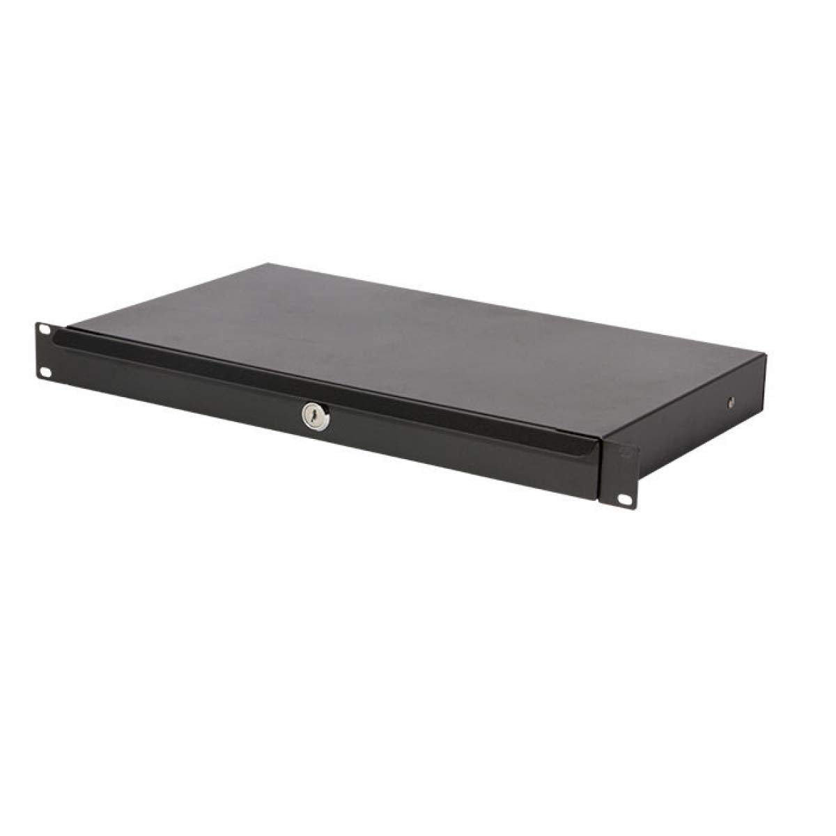 OnStage 1U Locking Shallow Rack Drawer RDLS1000 Alloy Steel Black ...