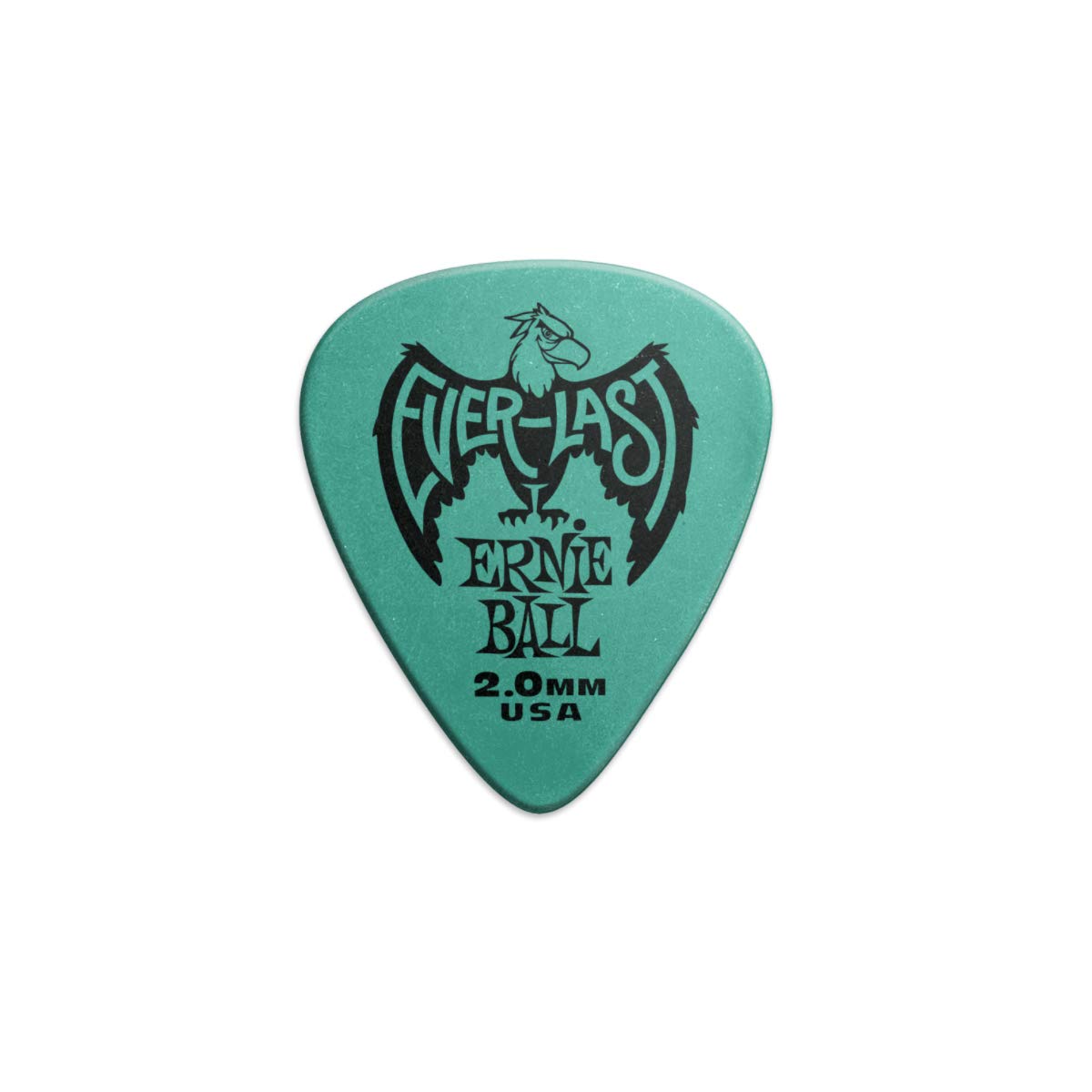 Ernie Ball Everlast Guitar Picks, Teal 20Mm, 12-Pack (P09196)