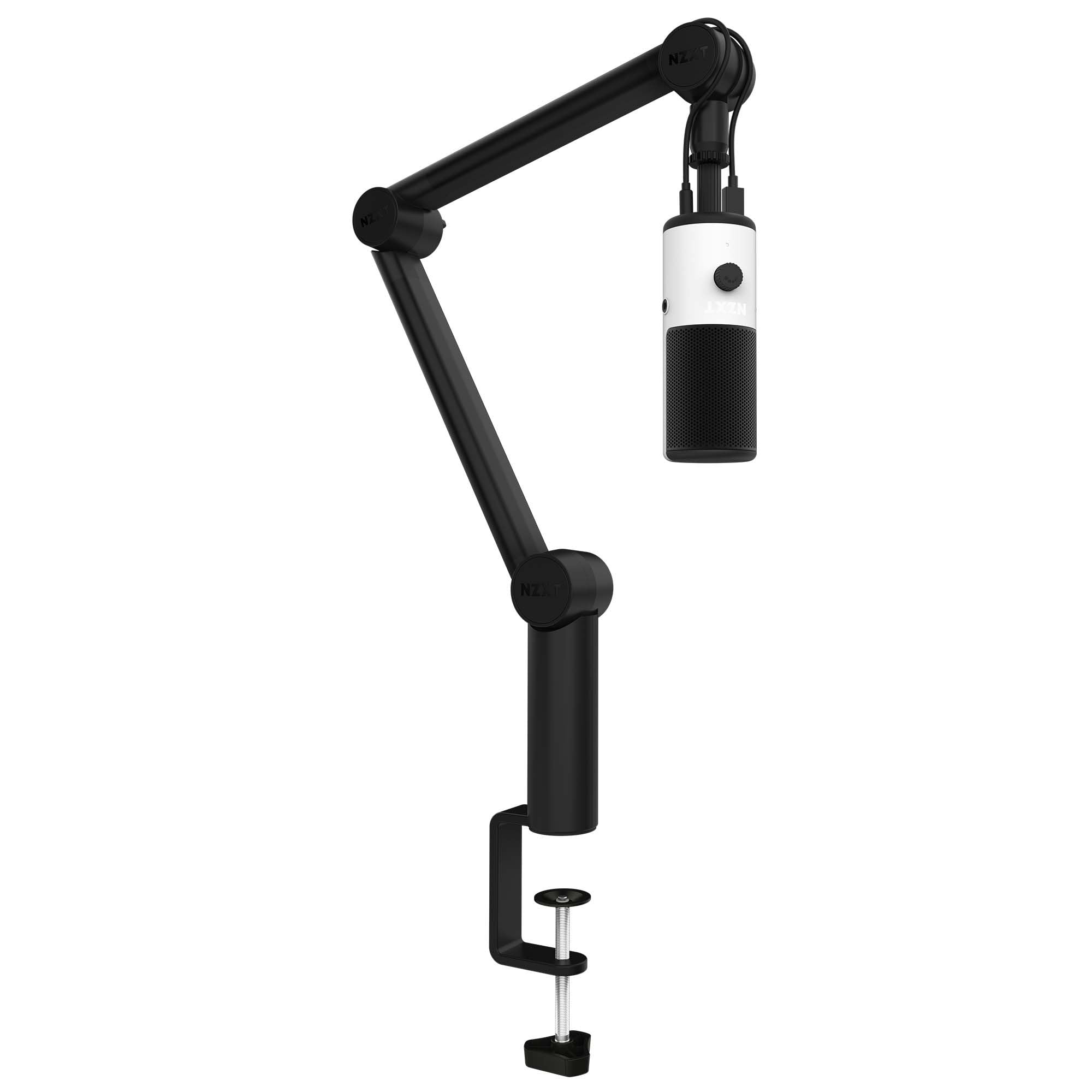 NZXT Boom Arm Mini - AP-BOOMS-B1 - Small Microphone Boom Arm for Streaming, Content Creation, Podcasting & Recording - Smooth &