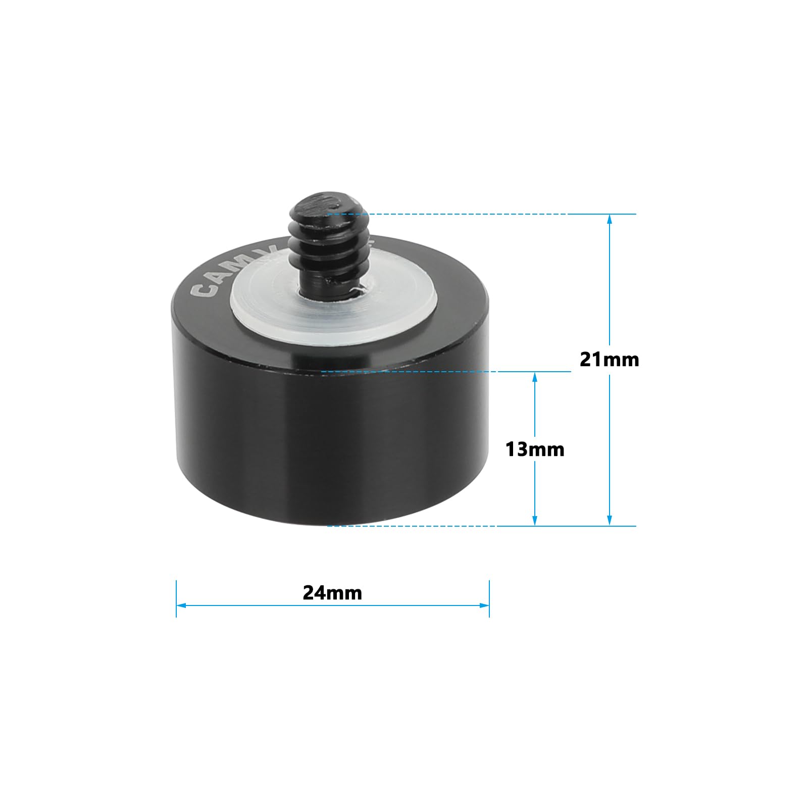 CAMVATE Mic Stand Adapter 1/4'' Male to 5/8'' Female for Microphone Holder - 1313