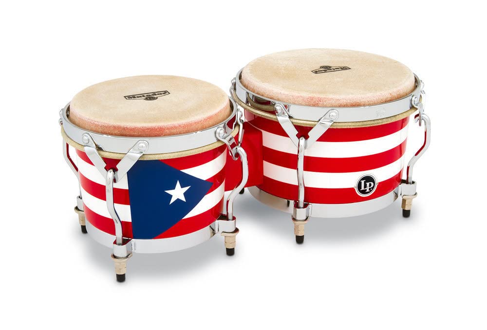 Latin Percussion Matador Puerto Rican Heritage Wood Bongos