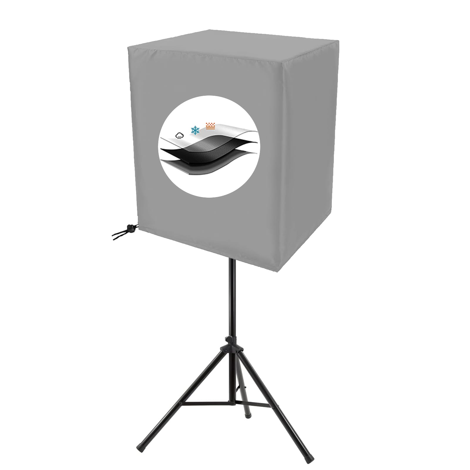 10 Inch Outdoor Speaker Cover, PA/DJ Lightweight Powered Speaker Cover Bag, Upright Powered Speaker Cover, Protective Cloth Cove