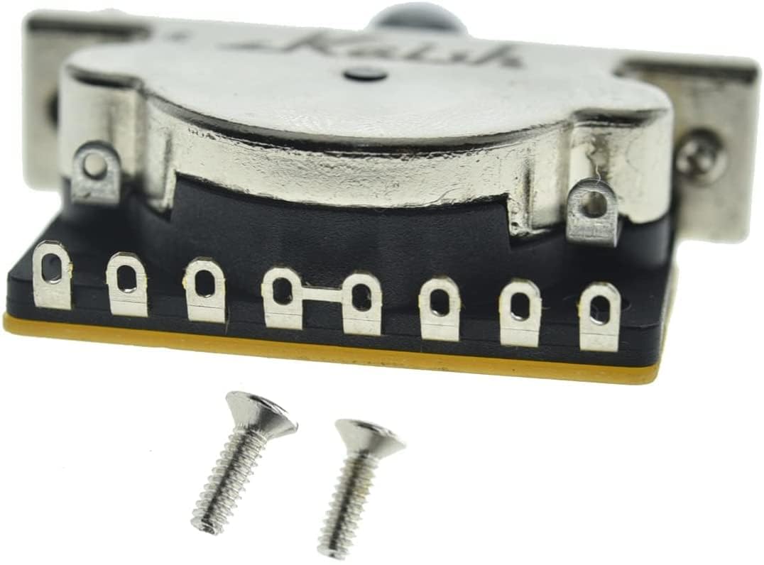 KAISH Heavy Duty 5 Way Guitar Pickup Lever Switch Guitar Pickup Selector Switch for Strat Tele with Plastic Chrome Tip