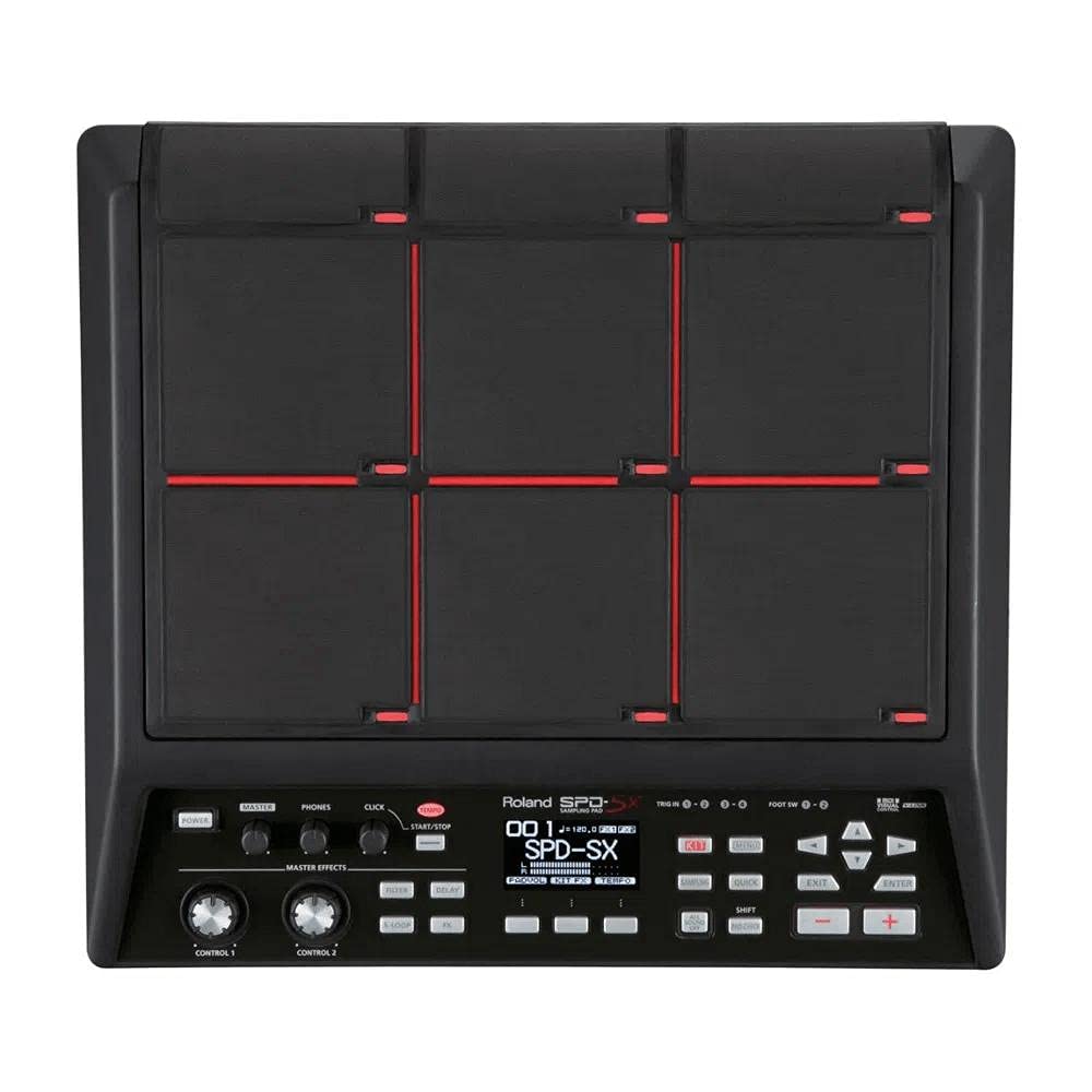 Roland SPD-SX Percussion Sampling Pad with 4GB Internal Memory, Black medium