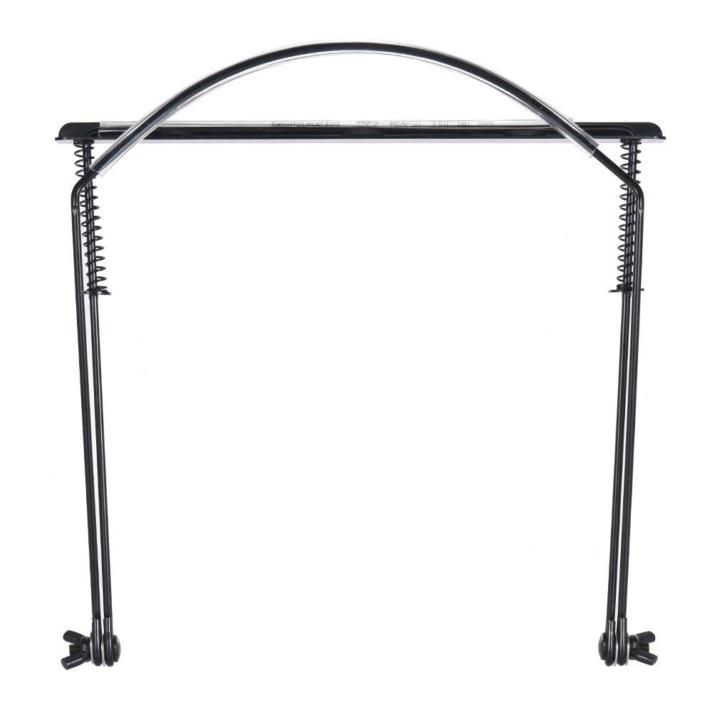 Mozart 24 Hole Harmonica Mouth Organ Harp Holder Black | Adjustable Neck Holder Stand For Hands Free Playing | Ideal For Guitari