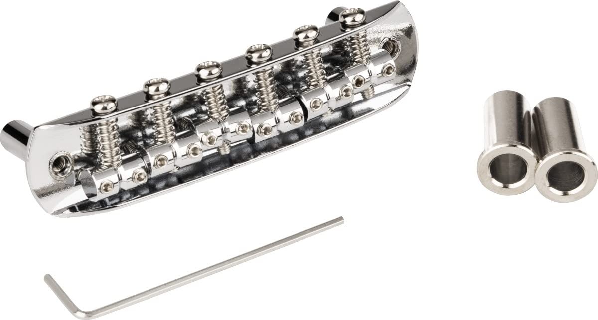 Mustang Fully-Adjustable Guitar Bridge (Japan), Chrome