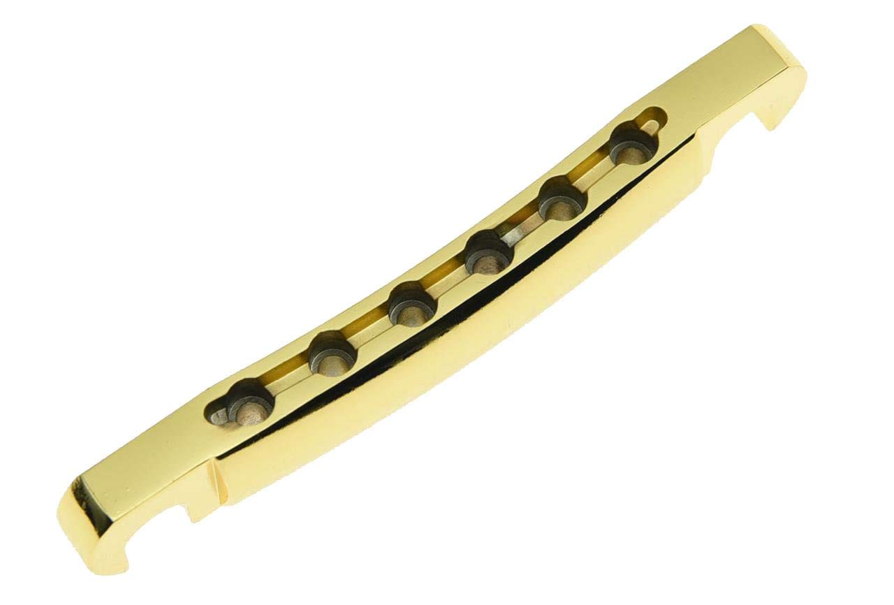 LP Guitar Tune-o-Matic Tailpiece Stop Bar for Les Paul SG Gold