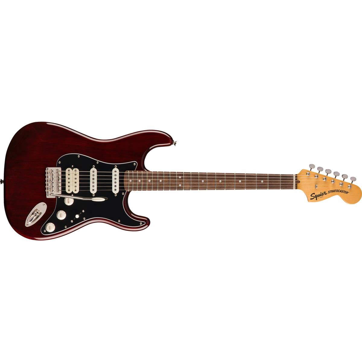 Squier Classic Vibe 70s Stratocaster Electric Guitar, with 2-Year Warranty, Walnut, Laurel Fingerboard