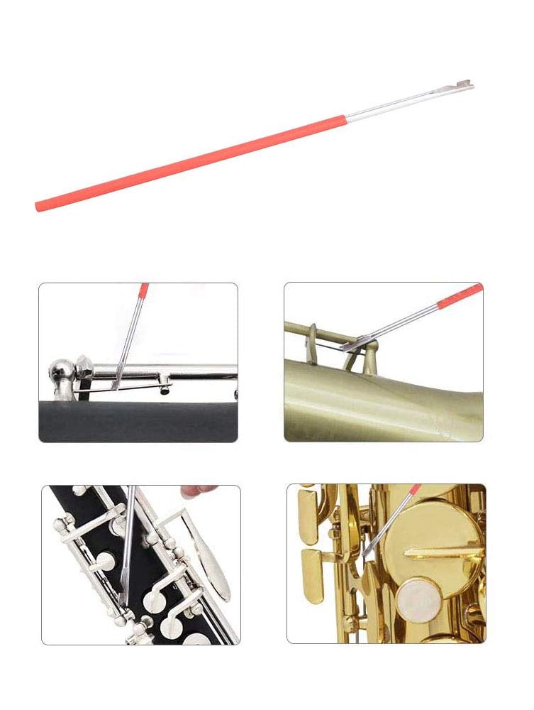 Jiayouy Steel Spring Hook Woodwind Instrument Repair for Sax Clarinet Oboe Flute Piccolo
