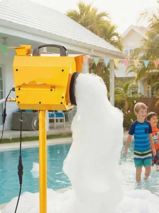 VEVOR Foam Machine, Adjustable Angle Control Foam Cannon Party Machine, Bubble Cannon with 21QT Water Tank, Stable Vertical Desi
